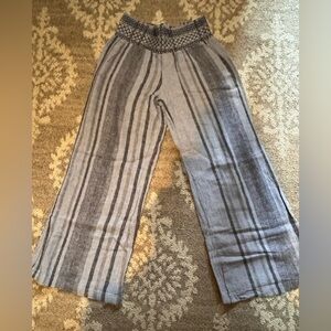 Blue/Gray Striped wide leg pants🦋